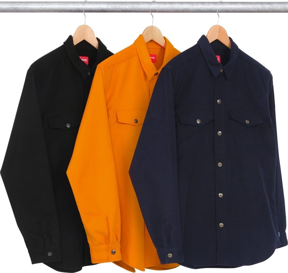 Moleskin Snap Front Work Shirt